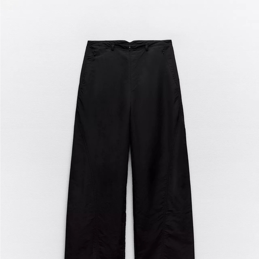 Zara Black Wide Leg Pants